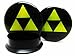 Zelda Triforce - Classic Ear Plugs - Acrylic - Screw on - NEWPair