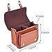 Sunmns Retro Vintage Style PU Leather Case Bag with Shoulder Strap for Fujifilm Instax Mini 9/8/ 70/26/ 90 Film Camera, Square SQ6, Polaroid Zip/ Z2300/ Snap, Brown