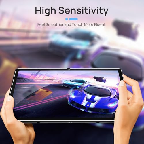Gerutek 2 Pieces Screen Protector for Samsung Galaxy Tab A11 Plus / A11+ / A9 Plus / A9+ 11 Inch 2025/2023 Tempered Glass [Ultra Clear] [9H Hardness] [Anti-Scratch]
