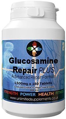 Glucosamine Sulphate Joint Care 2KCL 1500mg (180 Tablets)Helps Joint care, arthritis, sore limbs, aches and pains
