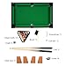 Virhuck Mini Table Top Pool Table Game Billiard Table Set with Balls, Cue, Chalk, Billiard Table