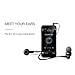 Phone Earphones, Earbuds with Microphone,Stereo Headphones Earbuds with Mic and Volume Control for iPhone Samsung and More Android Smartphones Tablets Laptop MP3/4（Black）