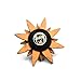 Men's Wood Lapel Flower Wooden Brooch Boutonniere Pin for Suit Wedding Corsage (7), One Size