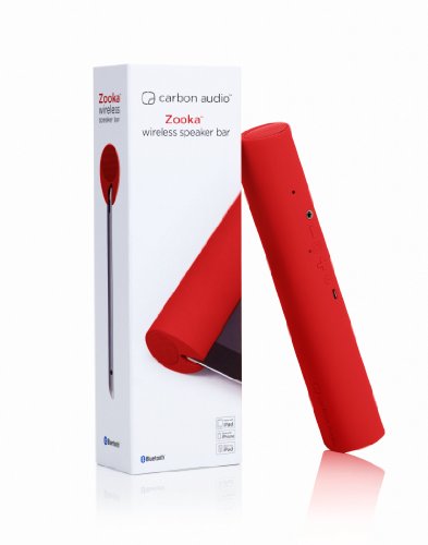 Zooka Wireless Speaker for iPad and Bluetooth Devices (Red)