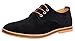 4HOW Mens Oxford Casual Shoes Black US 10