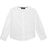 Classroom Girls Long Sleeve Stretch Peter Pan Blouse