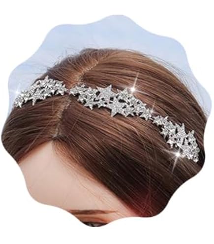 Gold Star Crystal Tiara Headband - Elegant Women’s Hair Accessory Amazon.com : Catery Moon Crown Headpiece Goddess Star Tiara  main image 3