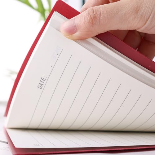 Booknow 6PCS Spiral Notebooks with Waterproof Covers, A5 College Ruled Spiral Notepads Assorted Colors School Office Journal 480 Sheets/960 Pages, 6 Colors