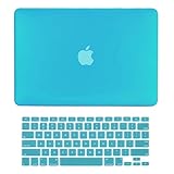 TOP CASE - 2 in 1 Signature Bundle Rubberized Hard Case and Keyboard Cover ONLY Compatible MacBook Air 13