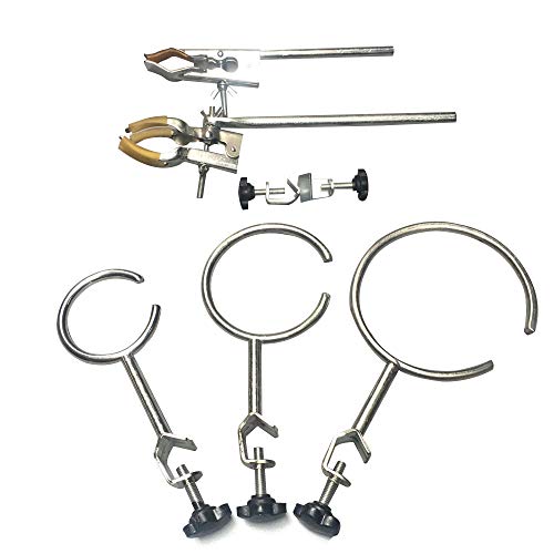 DOMINTY 60CM Laboratory Stands Support and Lab Clamp Flask Clamp Condenser Clamp Stands,Lab & Scientific Supplies Glassware & Labware - Thumbnail 6