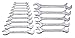 TEKTON 2008 Angle Open End Wrench Set, Inch, 3/8-Inch - 1-1/4-Inch, 14-Piece