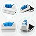 Amicc Magnetic Brush Glass Algae Scraper Cleaner Aquarium Fish Tank Floating Curve (S)