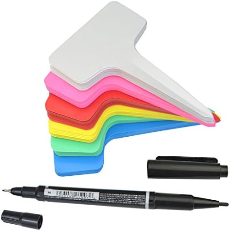 Ishua 120 Pcs Plastic Plant Tags T Type Markers Nursery Garden Labels Stakes For Gardening Green House Humidity Dome Orchard Botanical Garden Assorted Color 2 36 X3 94 Inches 6x10 Cm Buy Online At Best Price In