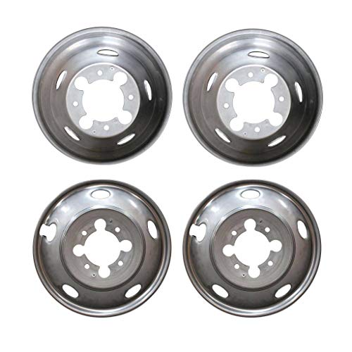 MGPRO 4 PCS of Wheel Simulators 17 Inch 8 Lug 5 Hand Hole Hubcap Kit