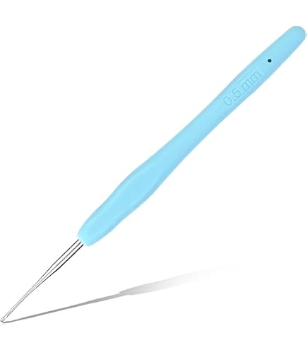 Amazon.com: Clover 1026 Soft Touch Steel Crochet Hooks, No. 12/0.60mm