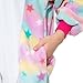 Emolly Fashion Kids Animal Unicorn Pajama Onesie - Soft and Comfortable with Pockets (10, Rainbow)