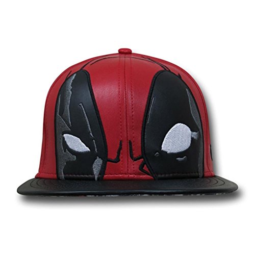 Deadpool Costume Armor 5950 New Era Fitted Hat - Image 3