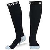 BLITZU Compression Socks 20-30mmHg for Men & Women Best Recovery Performance Stockings for Running, Medical, Athletic, Edema, Diabetic, Varicose Veins, Travel, Pregnancy, Relief Shin Splints, Nursing