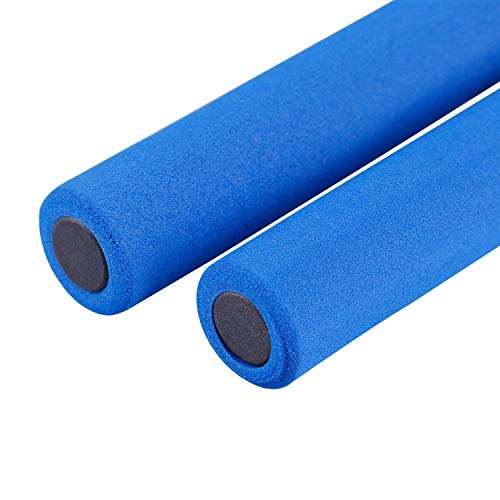 Aship Safety Foam Martial Art Sticks with Steel Swivel Chain - Professional Design, Martial Arts Supply Karate Sticks for Beginner & Kids Practice and Training - Blue 28CM/11” - Thumbnail 2