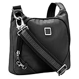 Lewis N. Clark Secura Anti-theft Cross Body Bag, Onyx