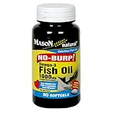 Mason Natural Omega-3 Fish Oil, 1000 mg, 90 Softgels (Pack of 3)