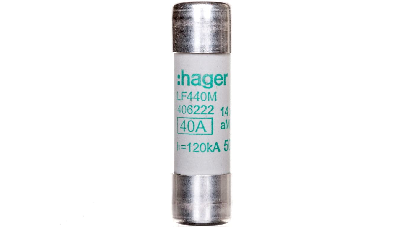 Cylindrical fuse 14x51 aM 40A LF440M hager polo 3250614062223