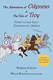 Front cover for the book The Children's Homer: The Adventures of Odysseus and The Tale of Troy by Padraic Colum