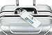 Travelambo Cruise Luggage Tag Holder Zip Seal & Steel - Royal Caribbean & Celebrity Cruise (5 tags)