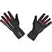 GORE BIKE WEAR Power Windstopper Soft Shell Gloves, Black/Brilliant Blue, Medium