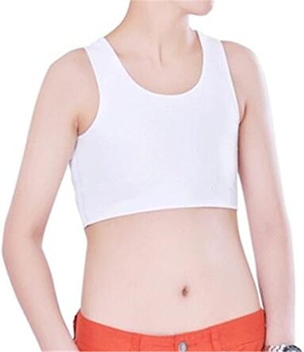MXTBY Les Lesbian Tomboy Breathable Buckle Short Chest Binder Trans Vest Tops S-5XL
