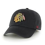 NHL Chicago Blackhawks Franchise Fitted Hat, XX-Large, Black