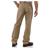 Carhartt Men's Canvas Khaki Relaxed Fit Straight Leg,Goldenkhaki,38 x 32