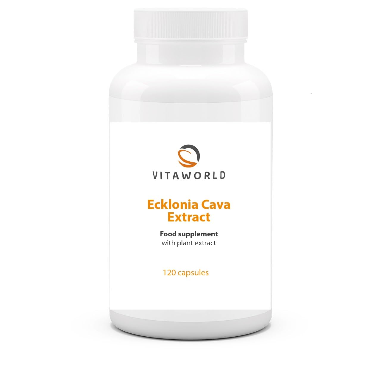 Vita world Ecklonia Cava Extract 500 mg l 120 Capsules l 140 mg Brown Algae and 360 mg spirulina per Capsule l 210 µg Iodine per Capsule l Vegan