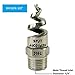 NAVADEAL 1/2” Stainless Steel Spiral Cone Atomization Nozzle Industrial Spray Dust Remove