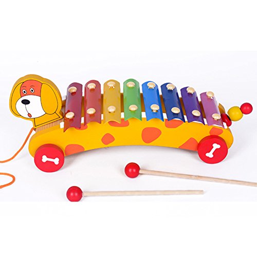 Buy FunBlast® 2 in 1 Animal Xylophone with Pull Along Wooden Toys for