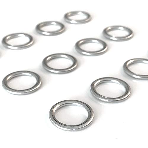 Prime Ave OEM Oil Drain Plug Washer Gaskets For Selected Audi Porsche VW Part#: N 013 815 7 (Pack of 10)