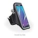 Galaxy Note 5 Armband: Stalion Sports Running & Exercise Gym Sportband for Samsung Galaxy Note 5 & Galaxy S6 Edge+ (Plus)(Jet Black) Water Resistant + ID/Credit Card/Money Holder