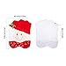 Kitchen Chair Slip Covers Featuring Mr & Mrs Santa Claus for Christmas Halloween Holiday Party Festival (Set of 2)