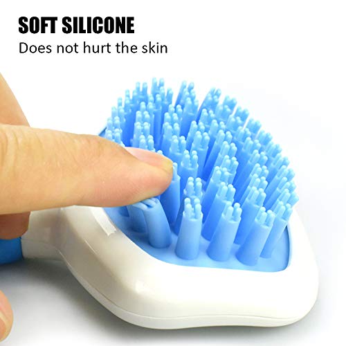 image for GNLOOP Bath Brush for Dogs and Cats,Pet Super Soft Silicone Grooming M