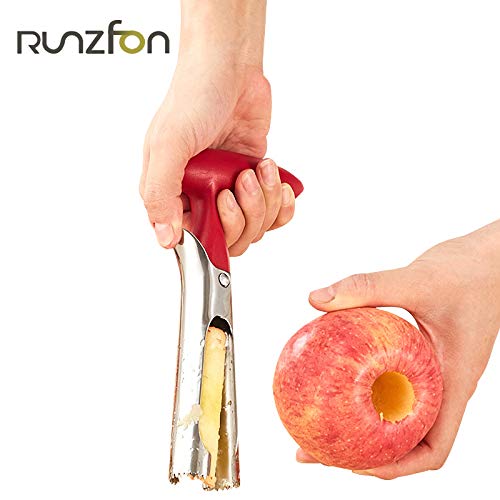 Ruiting Vide-Pommes Edelstahl Entkerner für äpfel/Obst Kreative Entkerner 18cm Haushaltsgegenstände