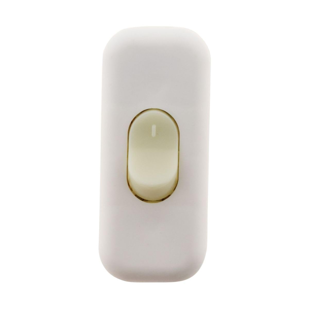 Zenitech 2A Single-Pole Luminescent Switch White