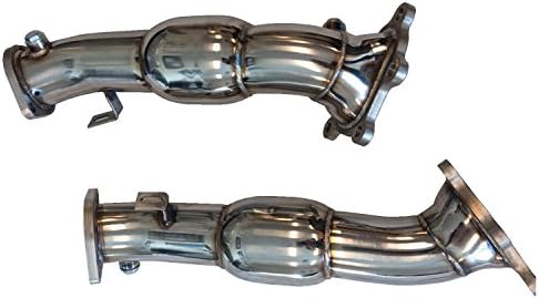 LR 304 Stainless Steel 3″ Turbo Downpipe without CAT for 09-15 Nissan GT-R R35