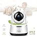FREDI Wireless Baby Monitor Security IP Home 720p WiFi Camera with Two-Way Function,Infrared Night Vision,Pan Tilt,P2P WPS Ir-Cut Nanny IP Camera Motion Detection Support 128GB sd Card(not Include)
