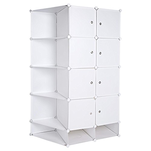 image for ferty 15 Cube Portable wardrobe storage closet Organizer, Freestanding