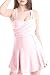 HENGJIA Women's Elegant Crossover One Piece Swimdress Skirted Bottom Swimsuit (FBA)