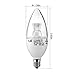 Lighting EVER 5 Watt Dimmable E12 LED Candle Bulb, 40W Incandescent Bulb Equivalent, High End Nicha LED, Warm White, Pack of 10 Units