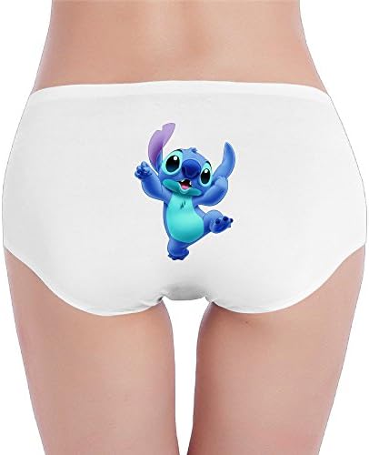 Lilo Stitch Funny Dance Funny Pattern Hipster Bikini Sexy Low-Waist Panties Pretty Women White