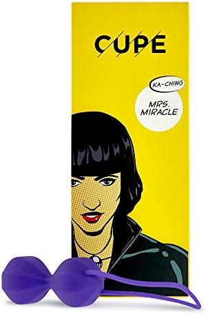 Pink/Purple Love Toy Pelvic Floor Toner Ben Wa Balls, Mrs Miracle CUPE