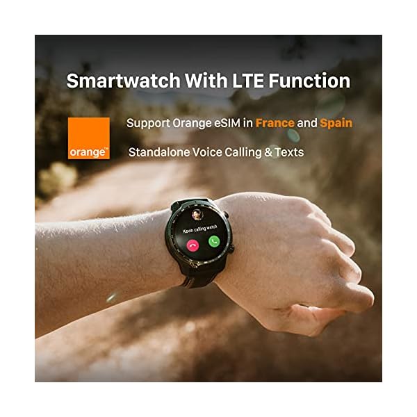 TicWatch-Pro-3-LTE-Smartwatch-Cellular-Connectivity-by-Vodafone-OneNumber-Wear-OS-by-Google-Heart-Rate-Sleep-Tracking-and-NFC-IP68-Swim-Ready-Long-Battery-Life Ticwatch Pro 3 LTE smartwatch, Wear OS by Google, Qualcomm Snapdragon Wear 4100 platform, heart rate sleep tracking and…