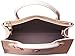 Anne Klein Maya Zip Satchel, Natural-Dolphin/Optic White